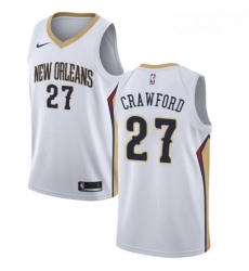 Womens Nike New Orleans Pelicans 27 Jordan Crawford Authentic White Home NBA Jersey Association Edition Womens Nike New Orleans Pelicans 27 Jordan Crawford Authentic White Home NBA Jersey Association Edition