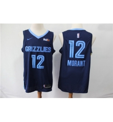 Grizzlies 12 Ja Morant Navy City Edition Nike Swingman Jersey Grizzlies 12 Ja Morant Navy City Edition Nike Swingman Jersey