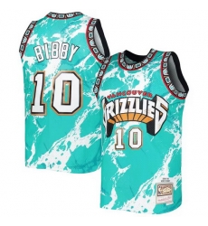 Men Memphis Grizzlies 10 Mike Bibby Turquoise 1998 99 Mitchell 26 Ness Swingman Stitched Jersey Men Memphis Grizzlies 10 Mike Bibby Turquoise 1998 99 Mitchell 26 Ness Swingman Stitched Jersey