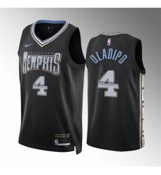 Men Memphis Grizzlies 4 Victor Oladipo Black 2022 23 City Edition Stitched Jersey Men Memphis Grizzlies 4 Victor Oladipo Black 2022 23 City Edition Stitched Jersey