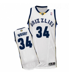 Youth Adidas Memphis Grizzlies 34 Brandan Wright Authentic White Home NBA Jersey Youth Adidas Memphis Grizzlies 34 Brandan Wright Authentic White Home NBA Jersey
