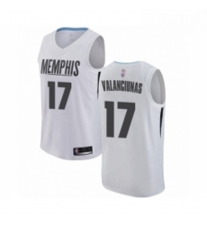 Youth Memphis Grizzlies 17 Jonas Valanciunas Swingman White Basketball Jersey City Edition Youth Memphis Grizzlies 17 Jonas Valanciunas Swingman White Basketball Jersey City Edition