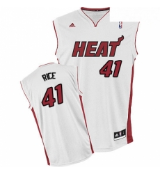 Mens Adidas Miami Heat 41 Glen Rice Swingman White Home NBA Jersey Mens Adidas Miami Heat 41 Glen Rice Swingman White Home NBA Jersey