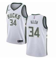 Mens Nike Milwaukee Bucks 34 Ray Allen Authentic White Home NBA Jersey Association Edition Mens Nike Milwaukee Bucks 34 Ray Allen Authentic White Home NBA Jersey Association Edition