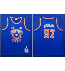Knicks 97 Knicks Harlem Royal Hardwood Classics Mesh Swingman Jersey Knicks 97 Knicks Harlem Royal Hardwood Classics Mesh Swingman Jersey