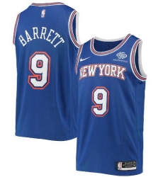 Men Jordan Brand RJ Barrett Blue New York Knicks 2020 21 Swingman Player Jersey Men Jordan Brand RJ Barrett Blue New York Knicks 2020 21 Swingman Player Jersey