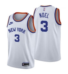 Men New York Knicks 3 Nerlens Noel Men Nike Releases Classic Edition NBA 75th Anniversary Jersey White Men New York Knicks 3 Nerlens Noel Men Nike Releases Classic Edition NBA 75th Anniversary Jersey White