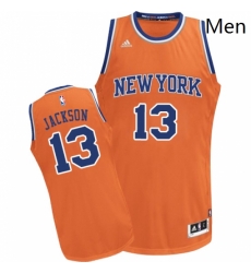Mens Adidas New York Knicks 13 Mark Jackson Swingman Orange Alternate NBA Jersey Mens Adidas New York Knicks 13 Mark Jackson Swingman Orange Alternate NBA Jersey