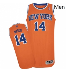 Mens Adidas New York Knicks 14 Anthony Mason Authentic Orange Alternate NBA Jersey Mens Adidas New York Knicks 14 Anthony Mason Authentic Orange Alternate NBA Jersey