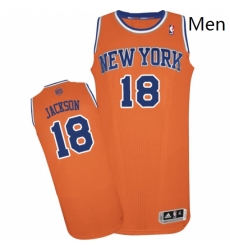 Mens Adidas New York Knicks 18 Phil Jackson Authentic Orange Alternate NBA Jersey Mens Adidas New York Knicks 18 Phil Jackson Authentic Orange Alternate NBA Jersey