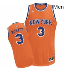 Mens Adidas New York Knicks 3 Tracy McGrady Swingman Orange Alternate NBA Jersey Mens Adidas New York Knicks 3 Tracy McGrady Swingman Orange Alternate NBA Jersey