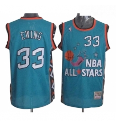 Mens Mitchell and Ness New York Knicks 33 Patrick Ewing Authentic Light Blue 1996 All Star Throwback NBA Jersey Mens Mitchell and Ness New York Knicks 33 Patrick Ewing Authentic Light Blue 1996 All Star Throwback NBA Jersey