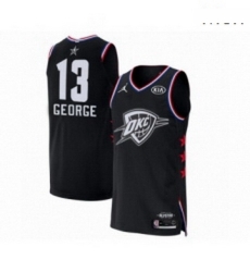 Mens Jordan Oklahoma City Thunder 13 Paul George Authentic Black 2019 All Star Game Basketball Jersey Mens Jordan Oklahoma City Thunder 13 Paul George Authentic Black 2019 All Star Game Basketball Jersey