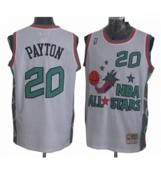 Mens Mitchell and Ness Oklahoma City Thunder 20 Gary Payton Authentic White 1996 All Star Throwback NBA Jersey Mens Mitchell and Ness Oklahoma City Thunder 20 Gary Payton Authentic White 1996 All Star Throwback NBA Jersey