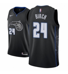 Men NBA 2018 19 Orlando Magic 24 Khem Birch City Edition Black Jersey Men NBA 2018 19 Orlando Magic 24 Khem Birch City Edition Black Jersey
