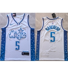 Men Orlando Magic 5 Paolo Banchero Silver 2025 26 City Edition Stitched Basketball Jersey Men Orlando Magic 5 Paolo Banchero Silver 2025 26 City Edition Stitched Basketball Jersey