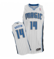 Mens Adidas Orlando Magic 14 DJ Augustin Authentic White Home NBA Jersey Mens Adidas Orlando Magic 14 DJ Augustin Authentic White Home NBA Jersey