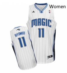 Womens Adidas Orlando Magic 11 Bismack Biyombo Swingman White Home NBA Jersey Womens Adidas Orlando Magic 11 Bismack Biyombo Swingman White Home NBA Jersey