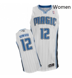 Womens Adidas Orlando Magic 12 Dwight Howard Authentic White Home NBA Jersey Womens Adidas Orlando Magic 12 Dwight Howard Authentic White Home NBA Jersey