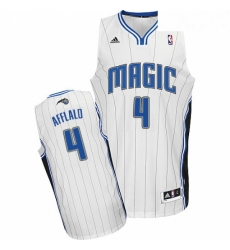 Womens Adidas Orlando Magic 4 Arron Afflalo Swingman White Home NBA Jersey Womens Adidas Orlando Magic 4 Arron Afflalo Swingman White Home NBA Jersey