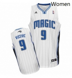 Womens Adidas Orlando Magic 9 Nikola Vucevic Swingman White Home NBA Jersey Womens Adidas Orlando Magic 9 Nikola Vucevic Swingman White Home NBA Jersey