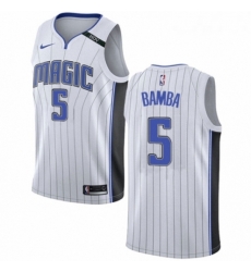 Womens Nike Orlando Magic 5 Mohamed Bamba Authentic White NBA Jersey Association Edition Womens Nike Orlando Magic 5 Mohamed Bamba Authentic White NBA Jersey Association Edition