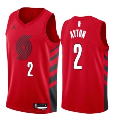 Men Portland Trail Blazers 2 Deandre Ayton Red 2023 Statement Edition Stitched Basketball Jersey Men Portland Trail Blazers 2 Deandre Ayton Red 2023 Statement Edition Stitched Basketball Jersey