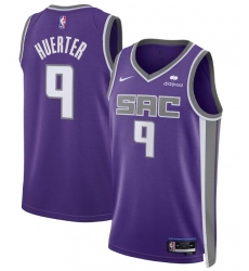 Men Nike Sacramento Kings Kevin Huerter #9 Purple Swingman Stitched NBA Jersey Men Nike Sacramento Kings Kevin Huerter #9 Purple Swingman Stitched NBA Jersey