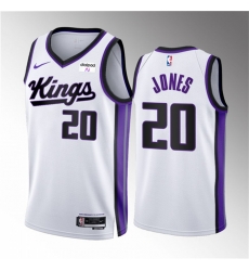 Men Sacramento Kings 20 Colby Jones White 2023 24 Association Edition Stitched Basketball Jersey Men Sacramento Kings 20 Colby Jones White 2023 24 Association Edition Stitched Basketball Jersey