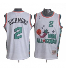 Mens Mitchell and Ness Sacramento Kings 2 Mitch Richmond Swingman White 1996 All Star Throwback NBA Jersey Mens Mitchell and Ness Sacramento Kings 2 Mitch Richmond Swingman White 1996 All Star Throwback NBA Jersey