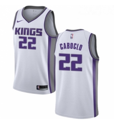 Womens Nike Sacramento Kings 22 Bruno Caboclo Swingman White NBA Jersey Association Edition Womens Nike Sacramento Kings 22 Bruno Caboclo Swingman White NBA Jersey Association Edition