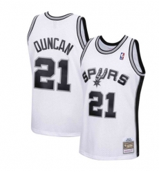 Men San Antonio Spurs 21 Tim Duncan White 1998 99 Throwback Basketball Jersey Men San Antonio Spurs 21 Tim Duncan White 1998 99 Throwback Basketball Jersey