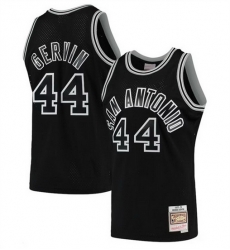 Men San Antonio Spurs 44 George Gervin Black 1977 78 Hardwood Classics Swingman Stitched Jersey Men San Antonio Spurs 44 George Gervin Black 1977 78 Hardwood Classics Swingman Stitched Jersey
