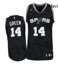 Mens Adidas San Antonio Spurs 14 Danny Green Swingman Black Crazy Light NBA Jersey Mens Adidas San Antonio Spurs 14 Danny Green Swingman Black Crazy Light NBA Jersey