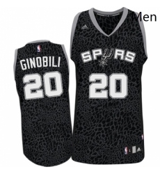 Mens Adidas San Antonio Spurs 20 Manu Ginobili Swingman Black Crazy Light NBA Jersey Mens Adidas San Antonio Spurs 20 Manu Ginobili Swingman Black Crazy Light NBA Jersey