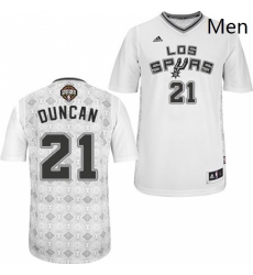 Mens Adidas San Antonio Spurs 21 Tim Duncan Swingman White New Latin Nights NBA Jersey Mens Adidas San Antonio Spurs 21 Tim Duncan Swingman White New Latin Nights NBA Jersey