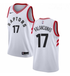 Mens Nike Toronto Raptors 17 Jonas Valanciunas Authentic White NBA Jersey Association Edition Mens Nike Toronto Raptors 17 Jonas Valanciunas Authentic White NBA Jersey Association Edition