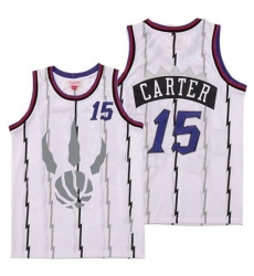 Raptors 15 Vince Carter White Gray Logo Retro Jersey 6 Raptors 15 Vince Carter White Gray Logo Retro Jersey 6