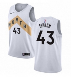 Womens Nike Toronto Raptors 43 Pascal Siakam Swingman White NBA Jersey City Edition Womens Nike Toronto Raptors 43 Pascal Siakam Swingman White NBA Jersey City Edition