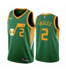 Men Utah Jazz 2 Joe Ingles Green NBA Swingman 2020 21 Earned Edition Jersey Men Utah Jazz 2 Joe Ingles Green NBA Swingman 2020 21 Earned Edition Jersey