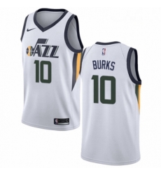Mens Nike Utah Jazz 10 Alec Burks Authentic NBA Jersey Association Edition Mens Nike Utah Jazz 10 Alec Burks Authentic NBA Jersey Association Edition