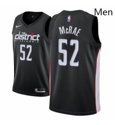 Men NBA 2018 19 Washington Wizards 52 Jordan McRae City Edition Black Jersey Men NBA 2018 19 Washington Wizards 52 Jordan McRae City Edition Black Jersey