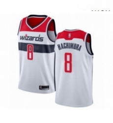 Mens Washington Wizards 8 Rui Hachimura Authentic White Basketball Jersey Association Edition Mens Washington Wizards 8 Rui Hachimura Authentic White Basketball Jersey Association Edition