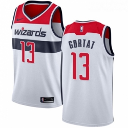 Youth Nike Washington Wizards 13 Marcin Gortat Swingman White Home NBA Jersey Association Edition