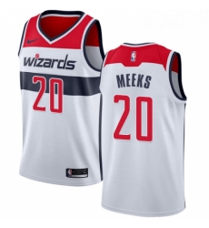 Youth Nike Washington Wizards 20 Jodie Meeks Swingman White Home NBA Jersey Association Edition Youth Nike Washington Wizards 20 Jodie Meeks Swingman White Home NBA Jersey Association Edition