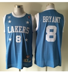 Lakers 8 Kobe Bryant Light Blue 1950s Throwback Jersey Lakers 8 Kobe Bryant Light Blue 1950s Throwback Jersey