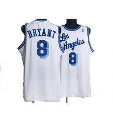 Men Adidas Lakers 8 Kobe Bryant White Throwback NBA Jersey Men Adidas Lakers 8 Kobe Bryant White Throwback NBA Jersey
