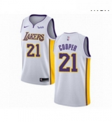 Mens Los Angeles Lakers 21 Michael Cooper Authentic White Basketball Jersey Association Edition Mens Los Angeles Lakers 21 Michael Cooper Authentic White Basketball Jersey Association Edition