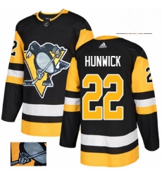 Mens Adidas Pittsburgh Penguins 22 Matt Hunwick Authentic Black Fashion Gold NHL Jersey Mens Adidas Pittsburgh Penguins 22 Matt Hunwick Authentic Black Fashion Gold NHL Jersey