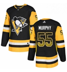 Mens Adidas Pittsburgh Penguins 55 Larry Murphy Authentic Black Drift Fashion NHL Jersey Mens Adidas Pittsburgh Penguins 55 Larry Murphy Authentic Black Drift Fashion NHL Jersey